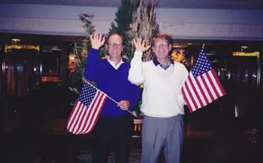Gary Boren and Denny Price